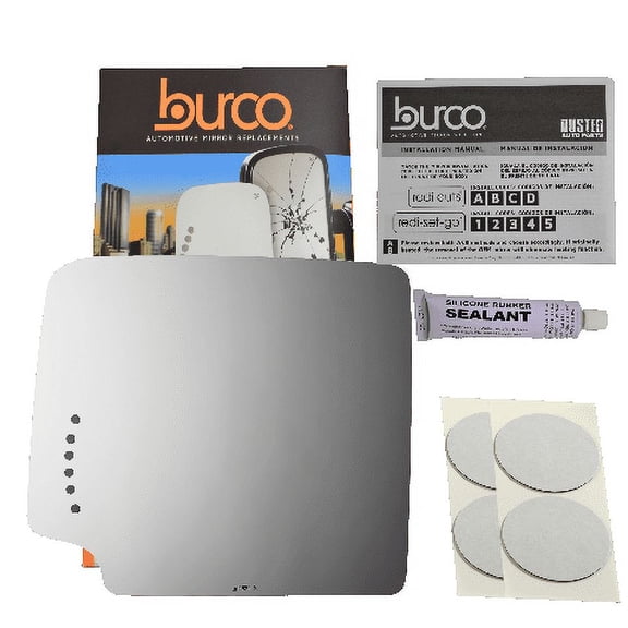 Fits 15-18 Silverado, Sierra Upper Mirror Glass Lens w/Signal