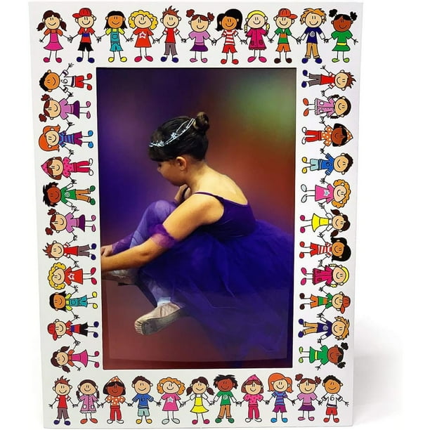 School Paper Photo Frame 4x6 (Pack of 100). Cardboard Picture Frame w