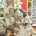 thumbnail image 2 of Northlight 21" Sitting Girl Angel with Dangling Legs and Owl Hat Christmas Decoration, 2 of 3