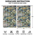 thumbnail image 2 of Paisley Design Curtains-Blackout Curtains Bedroom Decor Living Room Darkening Grommet Window Drapes 2 Panels Set 52"x 84", 2 of 2