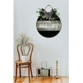 thumbnail image 3 of Bless Our Nest Sign for Front Door Hanging Seasons Sign Outdoor Rustic Round Wood Wreaths Wall Decor Farmhouse Porch Wreaths Decorations Housewarming Gift, 3 of 6