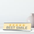 thumbnail image 2 of Signs ByLITA Best Smile Award, Silver Frame, Desk Sign (2x8"), 2 of 4