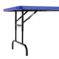 thumbnail image 3 of NPS 30" x 72" Height Adjustable Heavy Duty Folding Table, Blue, 3 of 5