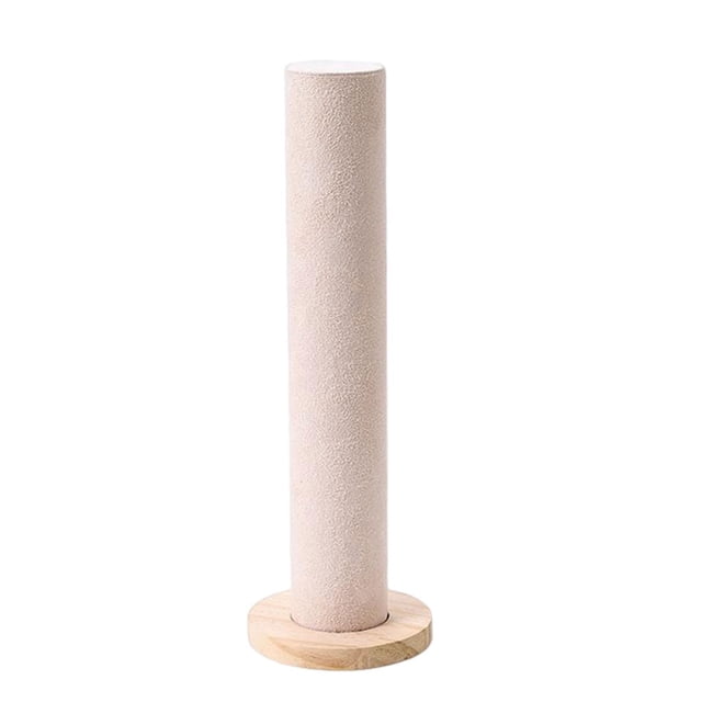 Organizador de soporte de exhibición de pulsera Soporte de pulsera vertical vertical para Scrunchies Beige Yuyangstore Soporte de exhibición de pulsera