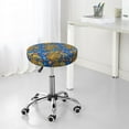 thumbnail image 7 of Fotbe Sea Turtle Stool Covers Round,Waterproof Round Bar Stool Covers Bar Chair Covers Washable Stool Cushion Slipcover for 12-14 Inch Chair-13 inch, 7 of 7