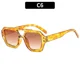 thumbnail image 1 of Gafas de sol Retro de doble puente para mujer, montura grande, leopardo, marrón, gafas con degradado, gafas de sol de diseñador de lujo a la moda, gafas de sol para hombre, 1 of 5