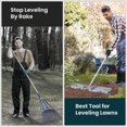 Lawn Leveling Rake 30x10 inch, (Professional-Grade) Lawn Leveler Tool ...