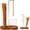 Walnut, variant on 2 in 1 Incense Holder for Sticks, Insence-Stick Holder with Glass Ash Catcher & Incense Sticks Organizer, Anti-Ash Flying Incense Burne for Yoga, Spa, Meditation, Wooden Home Decor (Walnut)