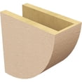 thumbnail image 5 of 5"W x 10"D x 10"H Classic Durham Rough Cedar Woodgrain TimberThane Corbel, Primed Tan, 5 of 6