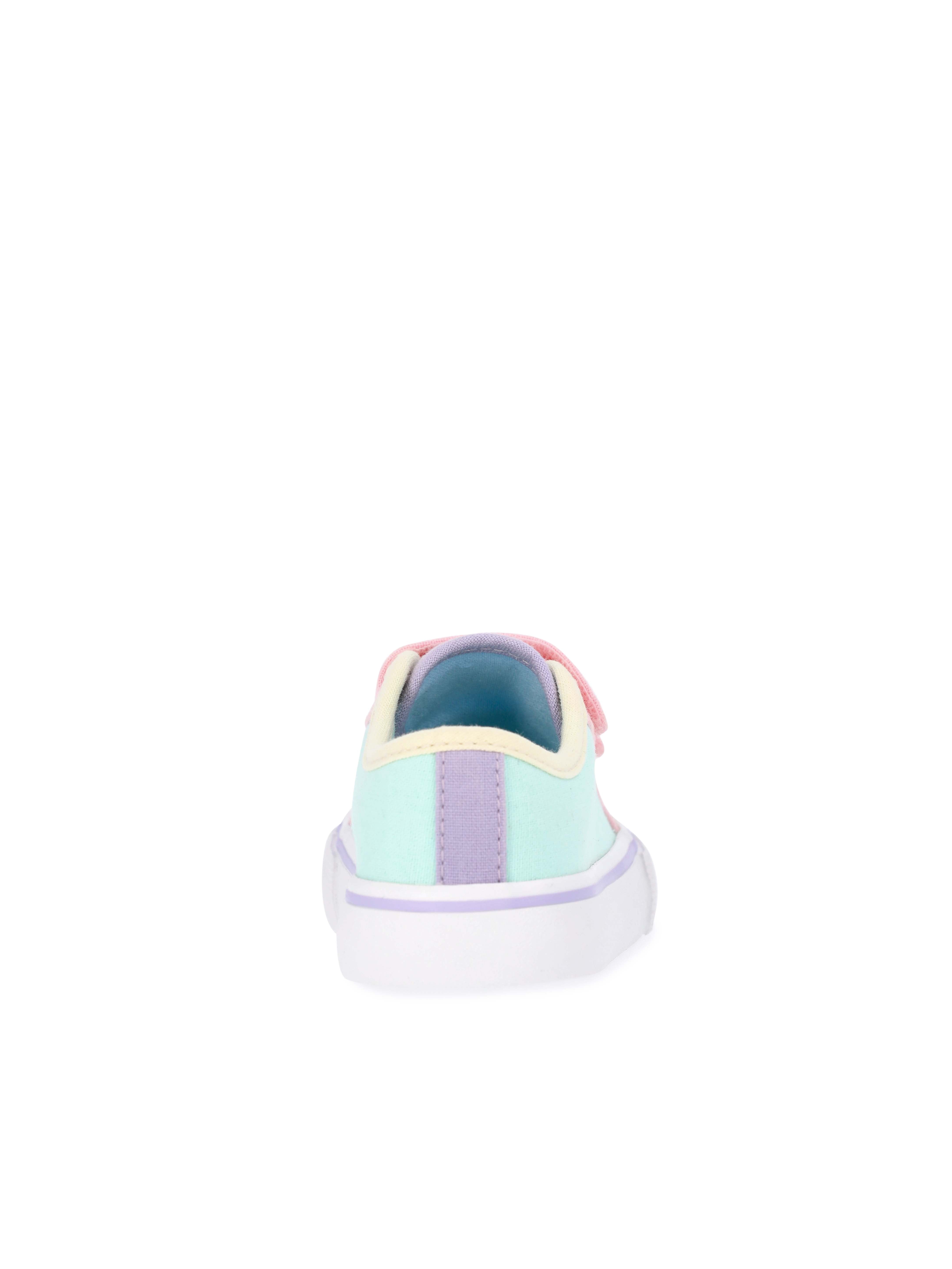 Wonder Nation Toddler Girls Canvas Skate Sneakers