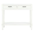 thumbnail image 2 of SAFAVIEH Filbert Solid 2 Drawer Console Table, Distressed White, 2 of 7