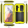 thumbnail image 7 of Case for Samsung Galaxy S25 Plus,Decase Military Grade Shockproof Phone Case Built-in Front Screen Protector Heavy Duty Slide Camera Cover Magnetic Full Body Protective Stand Case - Yellow, 7 of 7