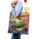 thumbnail image 4 of Team Umizoomi Bolso de tela con estampado de lienzo para mujer, bolsa de compras reutilizable y estética, con cremallera interior, regalo para mujer,40*45cm., 4 of 6