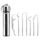 thumbnail image 1 of Palillos de Dientes Reutilizables de Acero Inoxidable con Soporte Sincero, 1 of 8