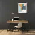 thumbnail image 3 of Goldberger, Jennifer 20x24 White Modern Wood Framed Museum Art Print Titled - Muted Color Block IV, 3 of 4