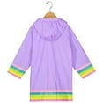 thumbnail image 2 of Puddle Play Little Boys and girls Hooded Rain Slicker Unicorn, Frog Design Size 4-5, 2 of 4