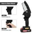 thumbnail image 3 of Small Electric Saws Cordless Electric Chain Saws for Cutting Wood and Trimming Branches, 3 of 7