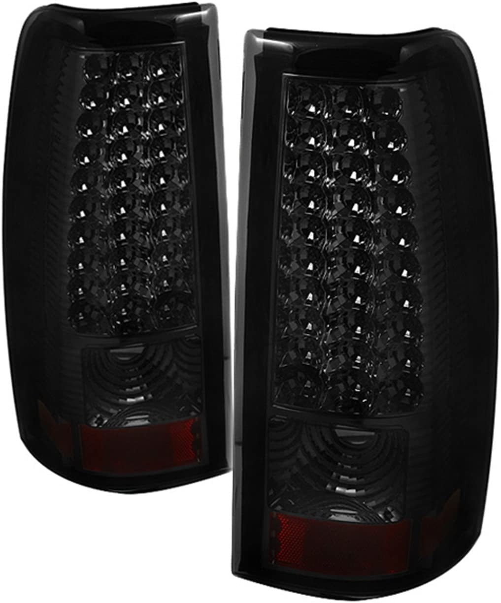 Spyder Auto ALT-ON-CS03-LED-BK Chevy Silverado 1500/2500/3500 and GMC Sierra 1500/2500/3500 Black LED Tail Light 