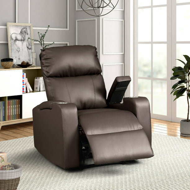 Modern Terry Collection Upholstered, Modern Leather Recliner Chair