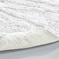 thumbnail image 2 of Modern Threads 2 Pack 100% Cotton Bath Mat, 17" x 24" & 21" x 34", "SPLASH", White, 2 of 3