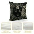 thumbnail image 4 of Orinice Moon Stars Gothic Art Graphic Decorative Men Women Room Cushion Throw Pillow Cover for Home Sofa, Square Pillow Case 1PC 22x22in, 4 of 5