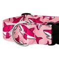 thumbnail image 5 of Country Brook Petz® 1 1/2 inch Deluxe Pink Sharks Dog Collar, Extra Large, 5 of 5