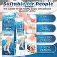 thumbnail image 3 of Leg Cramp Relief Cream Relieve Pain Body Health Care Herbal Ointment Naural, 3 of 5