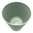 thumbnail image 3 of Mainstays 1.64 Gallon Ribbed Plastic Wastebasket, Green, 3 of 5