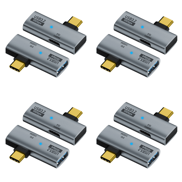 Mecanografíe El Divisor 10Gbps USB C 3.2 OTG Al Adaptador Del Con Tipo Carga 100W