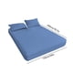thumbnail image 3 of Fiudx Liquidación De Ofertas Flash Juego De Sábanas De Seda Con Sensación Fresca De Nivel De Verano, Tres Sombreros De Seda Helada Para Cama Doble, Dormitorio, 3 of 6