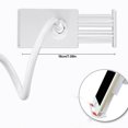 thumbnail image 2 of Soporte para tableta de teléfono Escritorio con cuello flexible Clip para teléfono móvil Abrazadera de cabecera Soporte para teléfono móvil, Blanco Yuarrent EL4389-01B, 2 of 2
