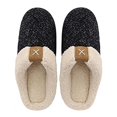 thumbnail image 3 of Pantuflas Acogedoras Viscoelásticas Con Suela De Goma Antideslizante S 38-39 Negro, 3 of 5