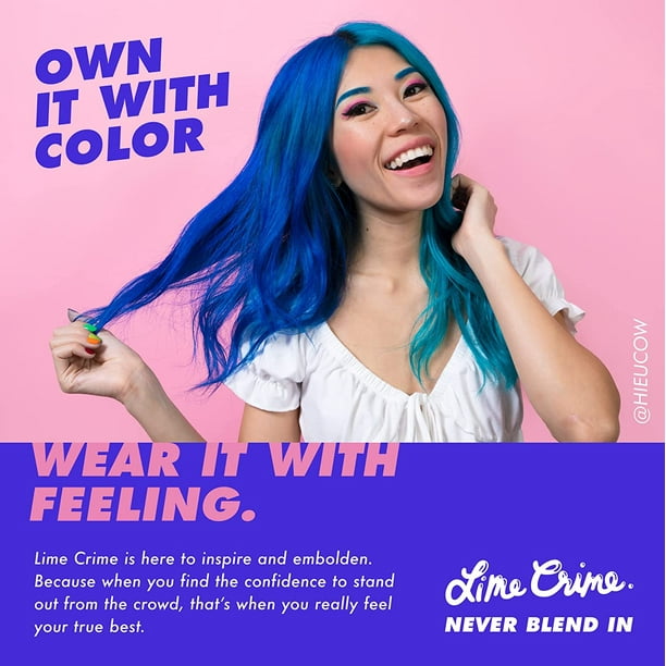 Lime Crime Unicorn Hair, Semi-Permanent Hair Color, Vegan, Light