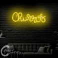 thumbnail image 2 of C-CRAFT Churros Neon Led Light Up 35 inch for Open Spanish Churros Shop Decor, 2 of 5