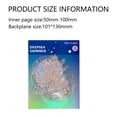 thumbnail image 2 of 90 pegatinas holográficas, pegatinas de resina transparente iridiscente brillante con purpurina para álbumes de recortes, diarios basura, botellas de agua, manualidades de papel, 2 of 6