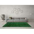 thumbnail image 3 of Ahgly Company Indoor Rectangle Abstract Green Modern Area Rugs, 2' x 5', 3 of 4