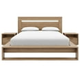 thumbnail image 1 of Morgan 4 Piece Bedroom Set with Headboard, Slatted Bedframe, 2 Nightstands, 1 of 5