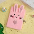 thumbnail image 2 of FeiraDeVaidade Cartoon Rabbit Notebook Plush Diary Book With Lock For Kids Student School Stationery Gift, 2 of 7