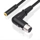 thumbnail image 3 of Cable XLR de 1/8 A Ángulo Recto, Cable Adaptador de Audio Balanceado de Miniconector Estéreo Hembra de 3,5 mm A XLR B, 3 of 5