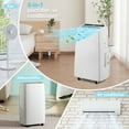 thumbnail image 4 of SamyoHome 12000BTU Portable Air Conditioner Auto Shut Off, and Dehumidifier Function, 4 of 9
