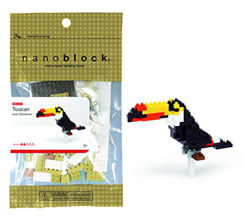 Nanoblock 58181 Toucan Building Kit 3d Puzzle for sale online 