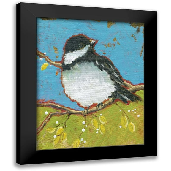 Robinson, Carol 12x14 Black Modern Framed Museum Art Print Titled - Bright Bird II