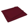 thumbnail image 5 of The Great American Store 600 TC 100% Cotton Solid Fitted Sheet(With 21" Extra Deep Pocket) - Twin (Burgundy), 5 of 5