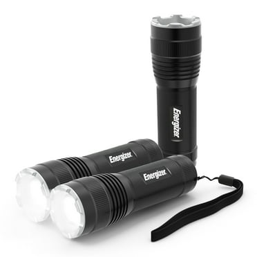 Energizer Tactical Flashlights, 375 Lumen, Durable Metal LED Flashlights, Batteries Included, 3 Pack