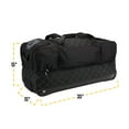 thumbnail image 4 of Speedway Motors Pro Roller Racing Gear Travel Bag: Large Multi-Compartment for Helmets, Suits, Shoes, 35x15x15 inches, Retractable Handle, Vented Compartments, Durable Nylon, Heavy-Duty Wheels, 4 of 16