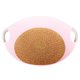 thumbnail image 1 of Cama redonda para gatos, cama para dormir para perros, resistente a los arañazos, almohadilla lavable desmontable, sin deformación, suministros para Rosa Yinane Casa de cama para gatos, 1 of 8