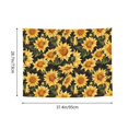 thumbnail image 6 of Kdxio Vintage Black Plaid Sunflower Wall Hanging Tapestries Banner For Bedroom College Dorm Home Living Room Party Decor 29X37 In, 6 of 8