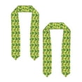 thumbnail image 2 of Fotbe Kiwi and Avocado Printed Class of 2024 Graduation Stole, 2 of 7