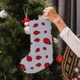 thumbnail image 5 of Sikiie Ladybug Christmas Stockings,18 Inches Christmas Stockings Xmas Hanging Stockings for Family Christmas Decorations & Gifts, 5 of 7