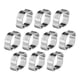 thumbnail image 3 of East buy - Abrazadera de Manguera -10pcs Abrazadera de Manguera de Dos Orejas de Acero Inoxidable Chapado en Zinc 5-23 mm para Tubo de tubería de Gasolina Fule(11-13Mm), 3 of 14